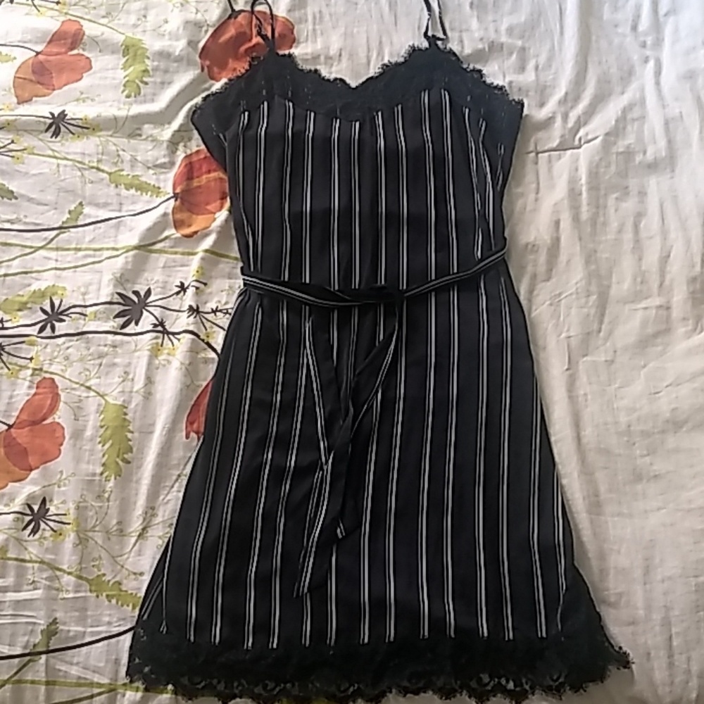Satin Midi Slip Dress